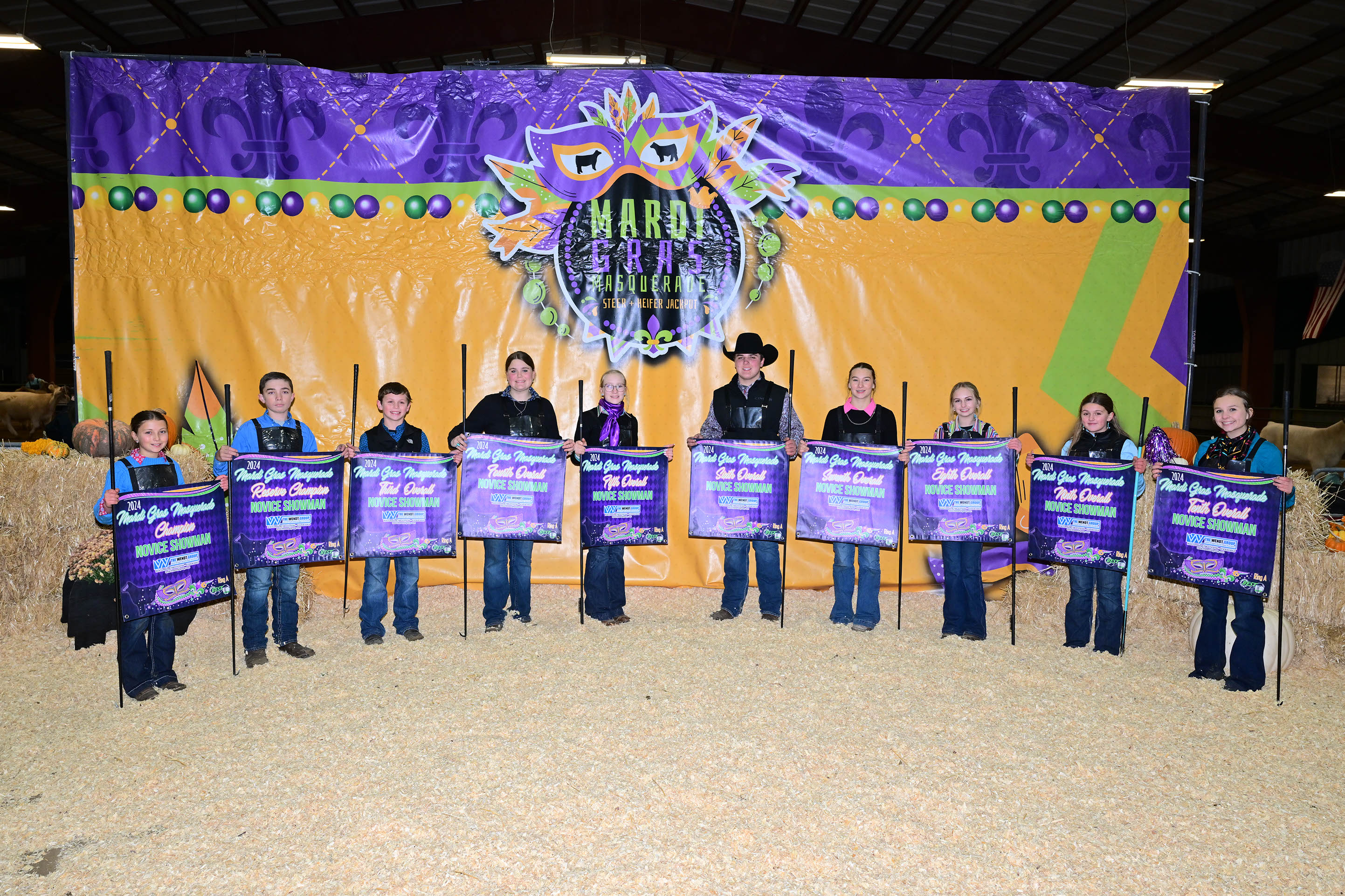 mardi gras cattle show