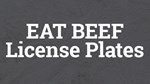 EAT BEEF PLates